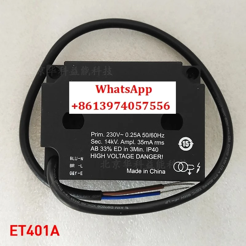 

Ignition Transformer ET401A Single pole ET402A Double pole