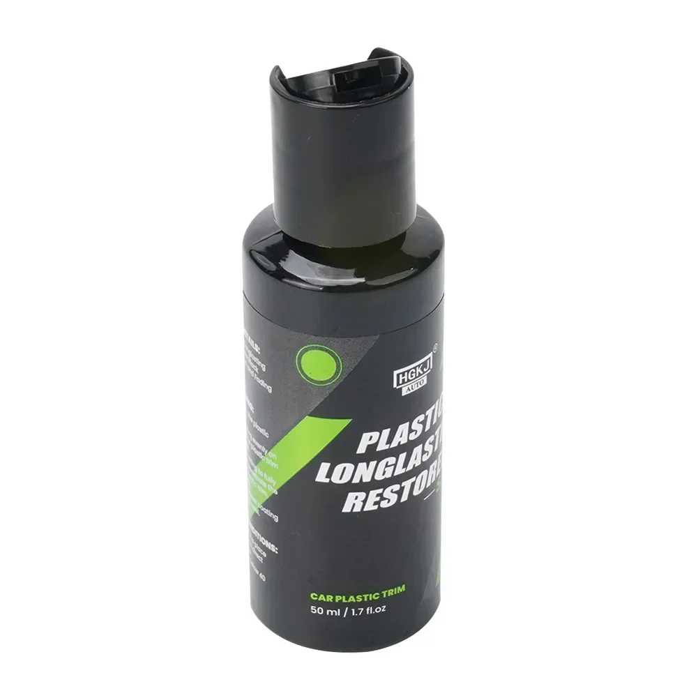 

Longlasting Restore Like New Black Car Plastic Restorer Long-lasting Cleaner Polish Repair 1 Piece Coating Renovator