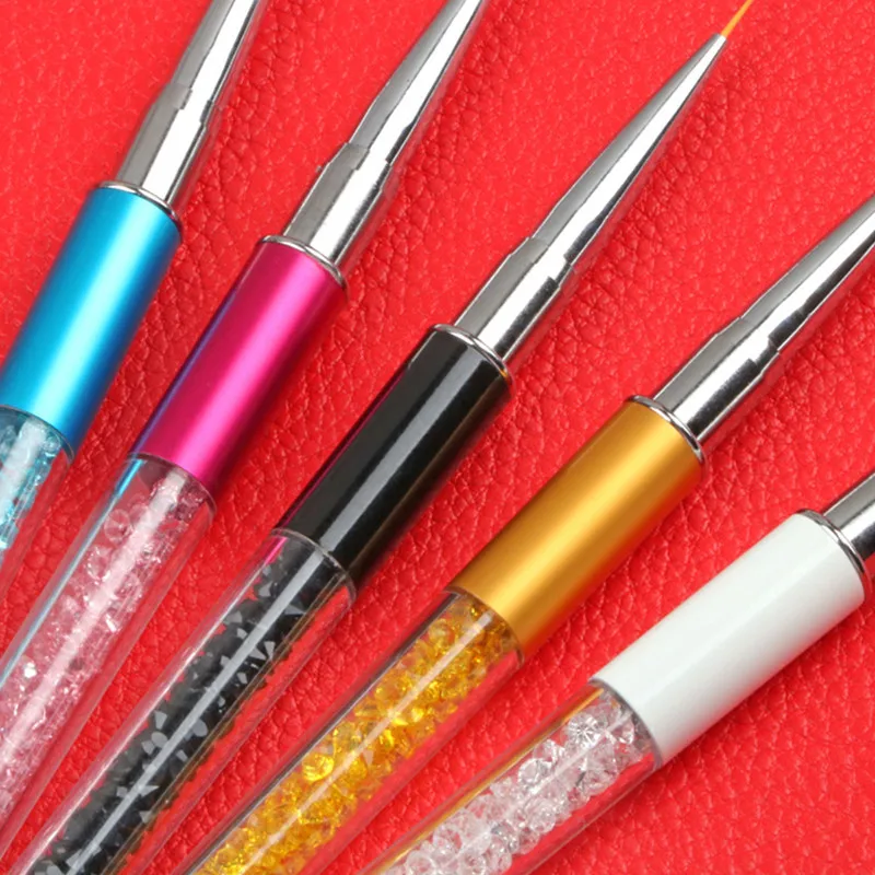 Professional 5pcs Nail Brush Hand Draw Tips Drawing Line Painting Pen Tools Manicure Nail Art Brush Decoration