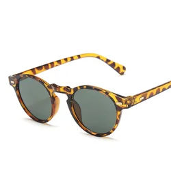 Fashion Vintage Small Rectangular Frame Sunglasses Woman Luxury UV400 Sun Glasses Female Trendy Leopard Blue Oculos De Sol