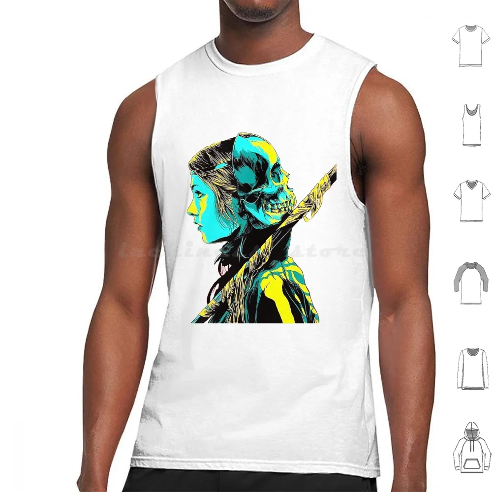 Tank Tops Vest Sleeveless Qotsa Josh Homme Music Stoner Desert Kyuss Band Queens Songs For The Deaf Age Stone Album Era