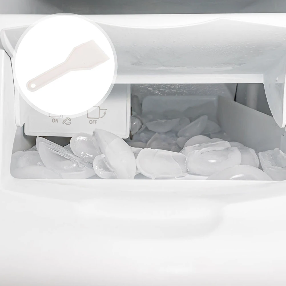

8pcs Refrigerator Deicing Shovel Ice Remover Food Scoop Snow Scraper Car Brush Freezer Tool White Glue
