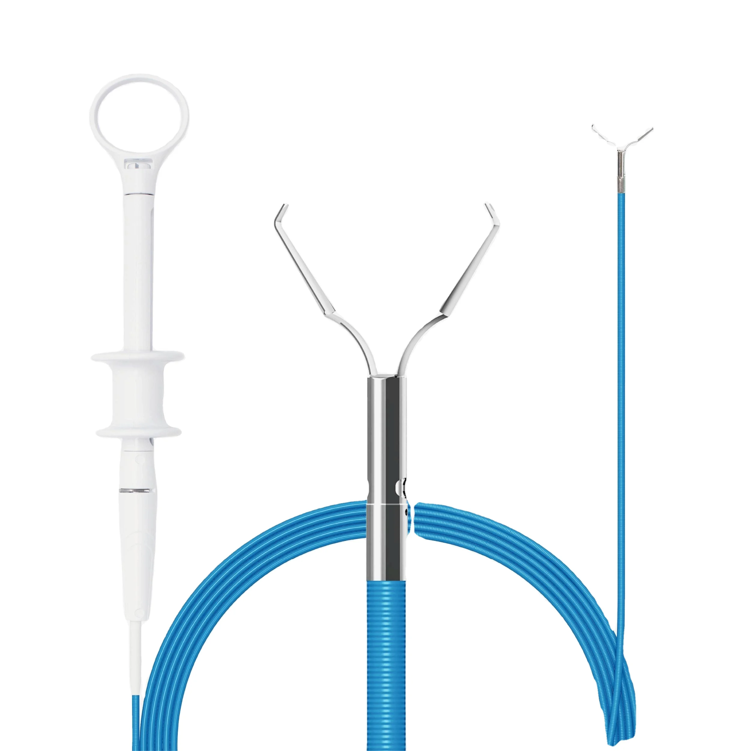 Disposable Flexible Rotatable Hemoclip for Endoscopic Surgery Manual Power Source for Urology Gastroenterology Hemostasis