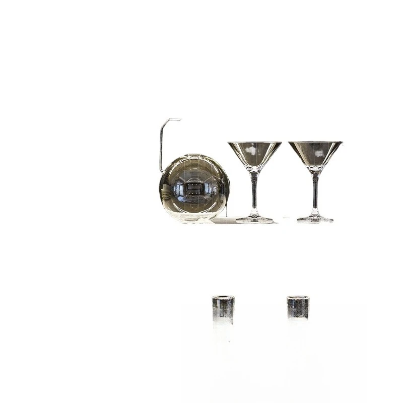 

Simple wine cabinet Sales office Living room cabinet Glass wine set Light luxury decoration