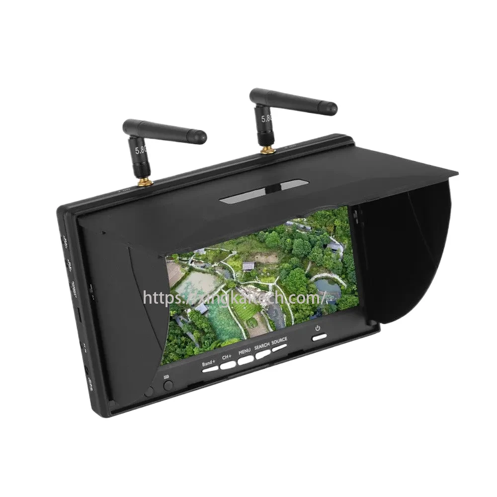

5.8GHz Diversity 40Ch 7 inch LCD Screen Receiver with Muilt in FPV Monitor Battery and DVR Suitable for RC FPV Drone Quadcopter
