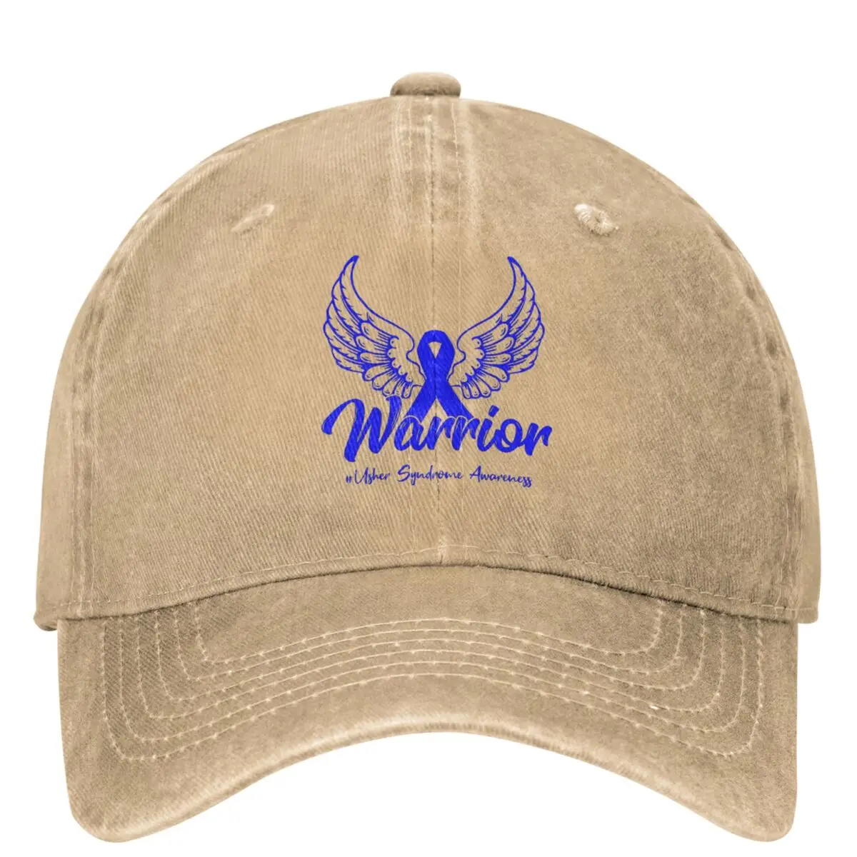 

Usher Baseball Cap Blue Ribbon With Wings Female Male Sunscreen Trucker Dad Hat Spring Street Style Hunting Camping Baseball Cap