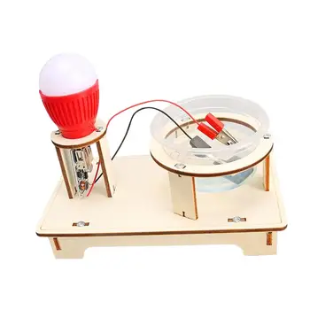 바닷물 구동 발전기 과학 실험 키트 DIY 교육 모델 키트 장난감 8 9 10 11 12 세 청소년 어린이