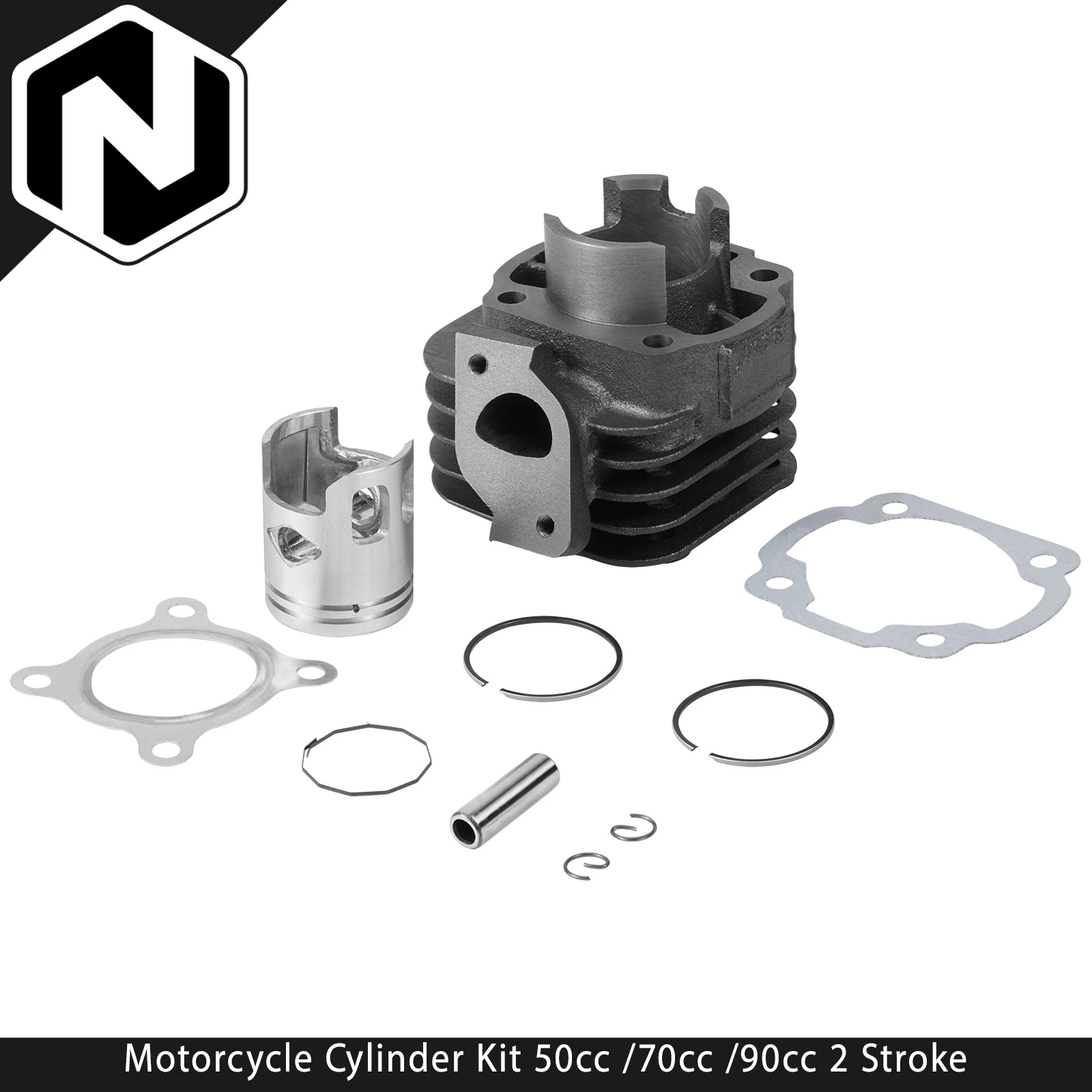 Kit de Cilindro de Grande Diâmetro 50cc / 70cc 2 Tempos para Yamaha AXIS BREEZE JOG CV (2 tempos) 1PE40QMB Scooters ATV Arctic Cat Polaris