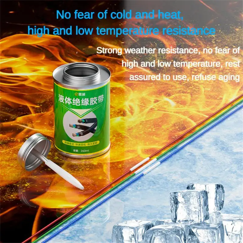 Liquid Electrical Tape Waterproof Insulating Tape Repair Electrical Wire Cable Liquid Insulation Paste Fix Line Glue