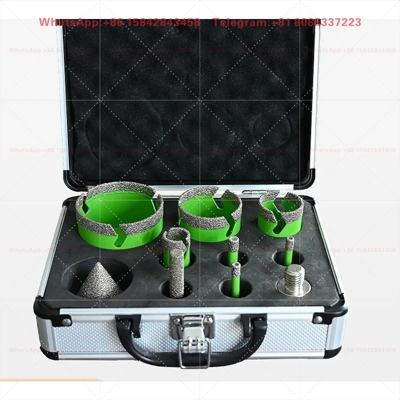 Wear‑Resistant High‑Quality Diamond Grit Lightning Tooth Set for Quick Opening Ceramic Tile & Marble