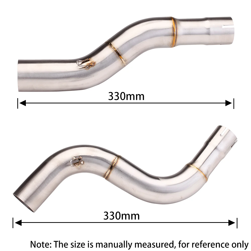 Motocross Escape Slip-on 990 Adventure R / S Motorcycle Exhaust Muffler Middle Link Pipe