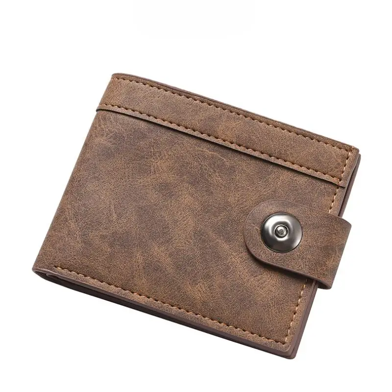 PU-Leder Herren-Kurzbrieftasche, ultradünner Kreditkartenhalter, Multikartenetui, Geldbörse, Business, tragbar, faltbar, Jugendmode-Geldbörse – Detail 5
