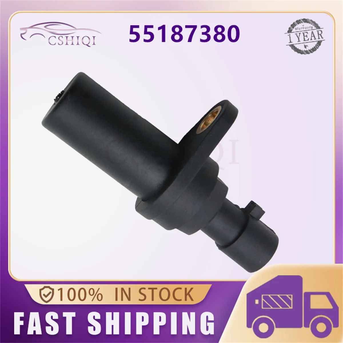 Sensor de Pulso do Virabrequim 55187380 para Alfa Romeo Fiat 500 Idea Palio Qubo Ford KA Lancia Musa Ypsilon Peças Automotivas 55229700 1535716