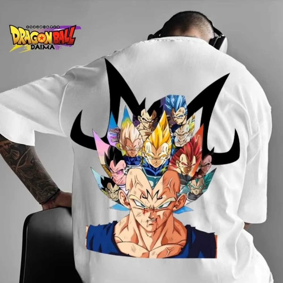 

Dragon Ball Z 2025 Новые популярные футболки с принтом аниме Мужская футболка большого размера с графическим рисунком Свободная повседневная летняя модная одежда Y2k Уличная одежда Топы