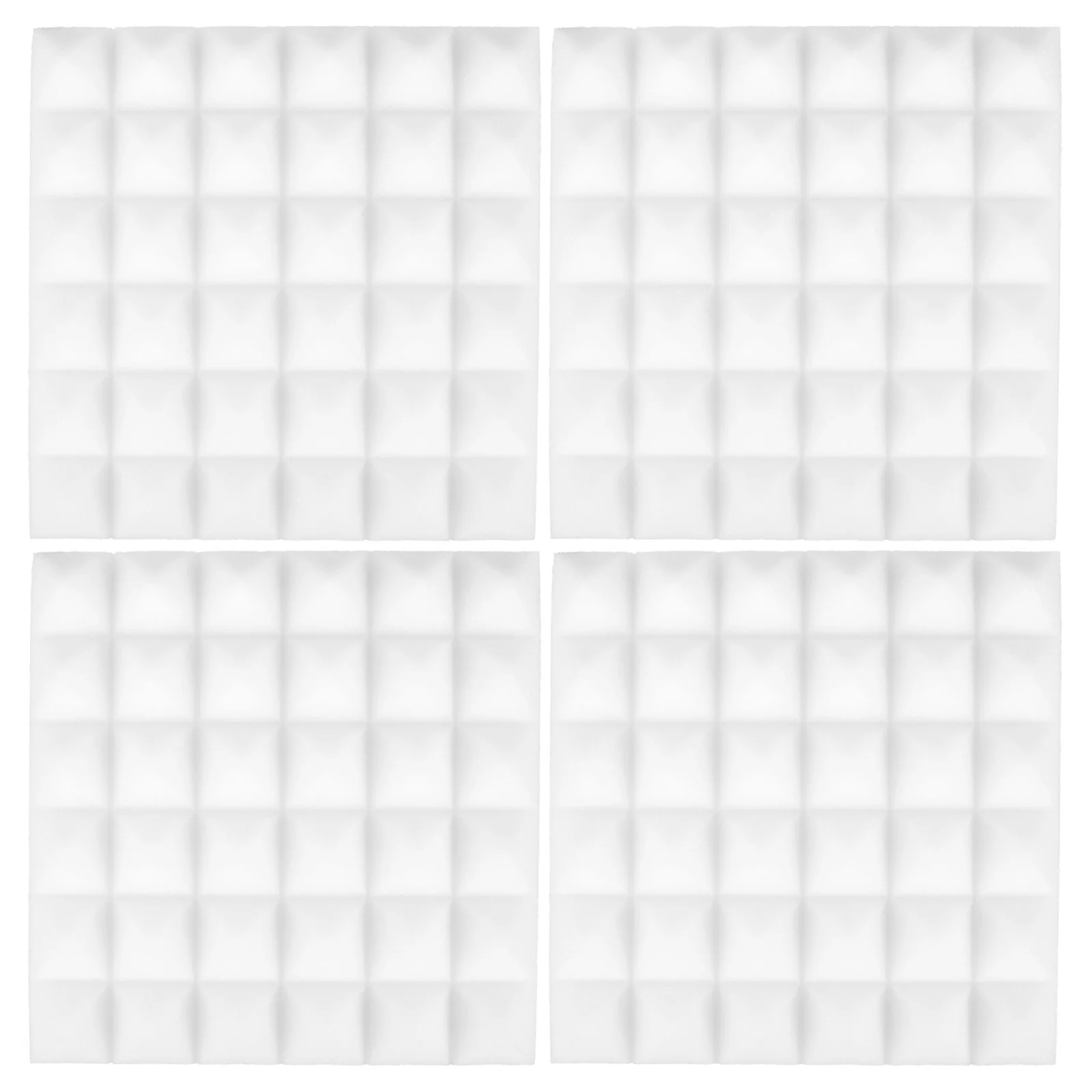 4 Pcs Soundproof Cotton Wall Soundproofing Material Foam Board Absorbing Sponge Drum Chamber Acoustic Tiles for