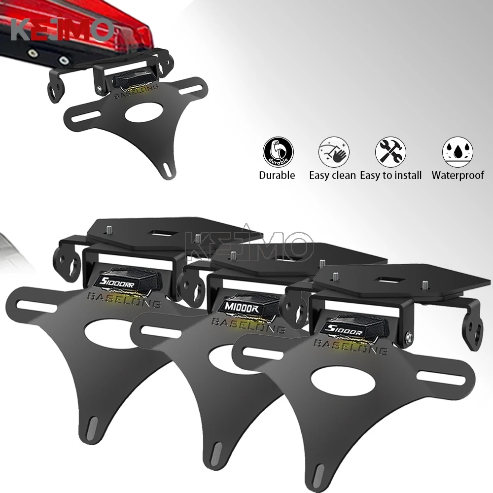 

Accessories Motorcycle Licence Plate Holder FOR BMW S1000RR / M Sport S1000R 2021-2026 M1000R M1000RR Led License plate holder