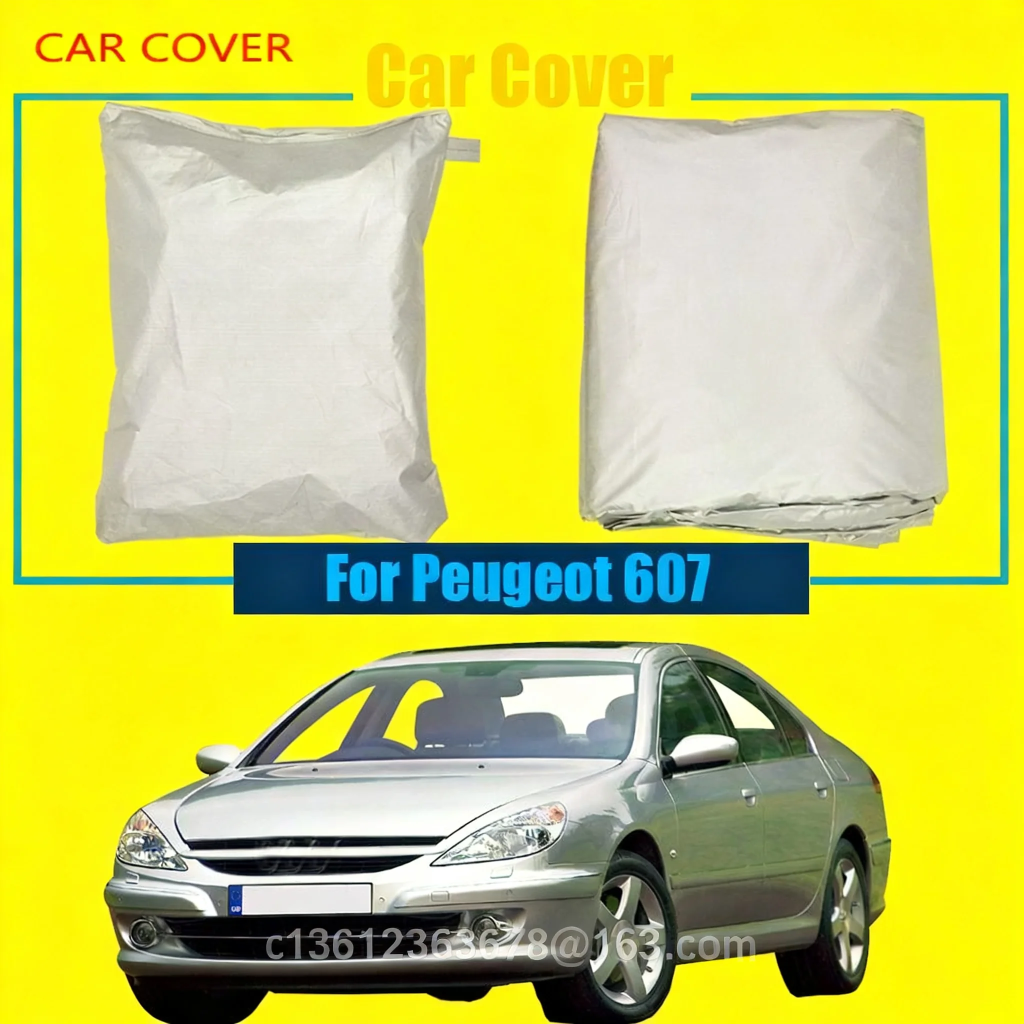 

For Peugeot 607 Car-Cover Car Cover Anti UV Rain Snow Sun Resistant Sun Shade Protector Cover