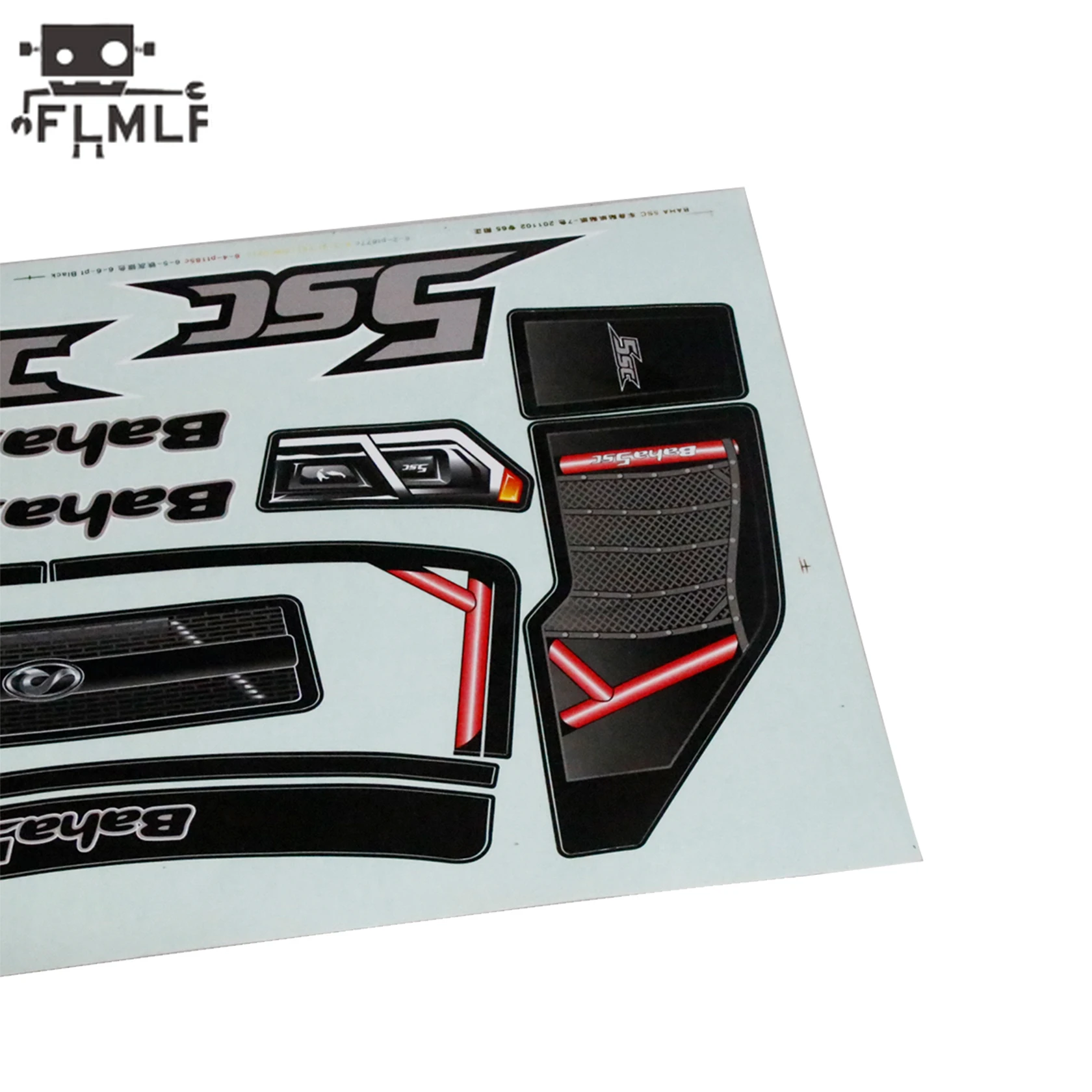 Hpi rofun-車のrcステッカー,Rovan km a5sc,車体のシェル部分,1/5