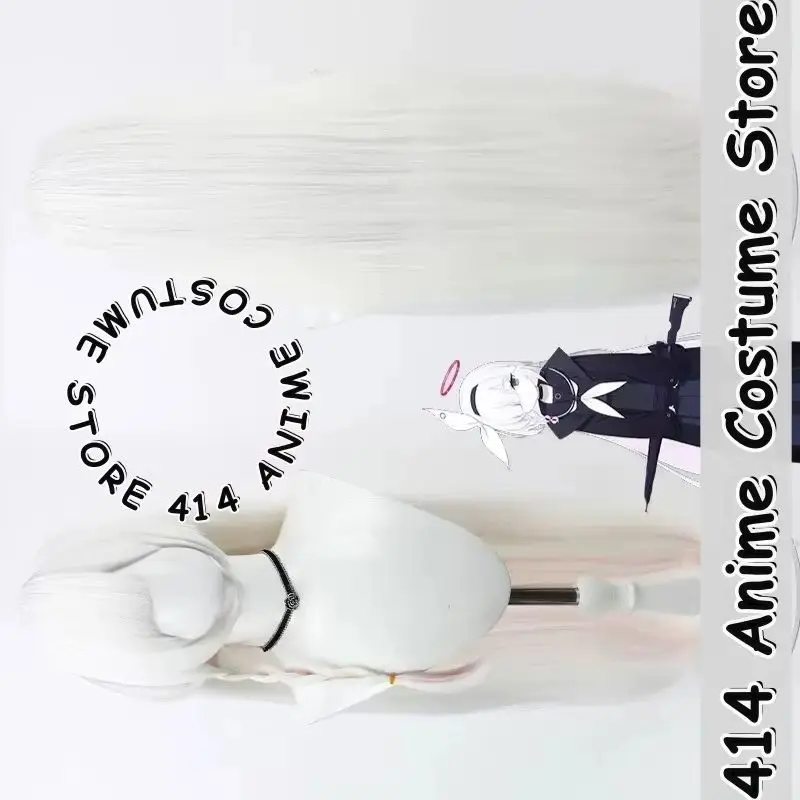 

Game & Anime Plana Cosplay Wig Blue Archive Heat-Resistant Fiber Synthetic Hair