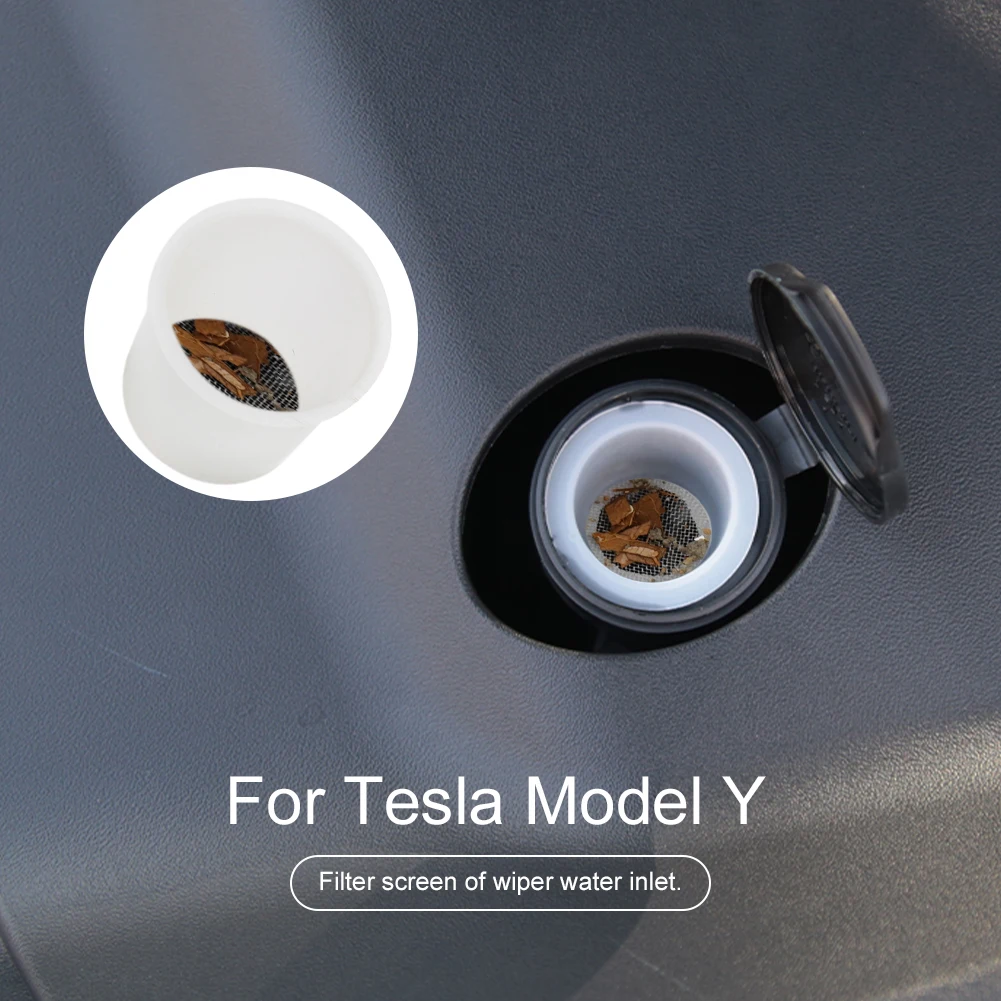 Car Windshield Fluid Reservoir Filter Auto parts car modification for Tesla model 3 and model Y Car wiper water Auto accessories