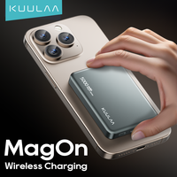 KUULAA Power Bank 5000mAh Mini Magnetic Wireless Fast Charge External Battery For iPhone 15 14 13 Pro Max Magsafe Powerbank