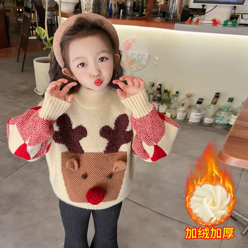 Knitted Sweater for Boys Baby Jumpers Knitted Sweater Kids Pullover Cartoon Autumn Newborn Sweater Boys Winter Clothes image 2