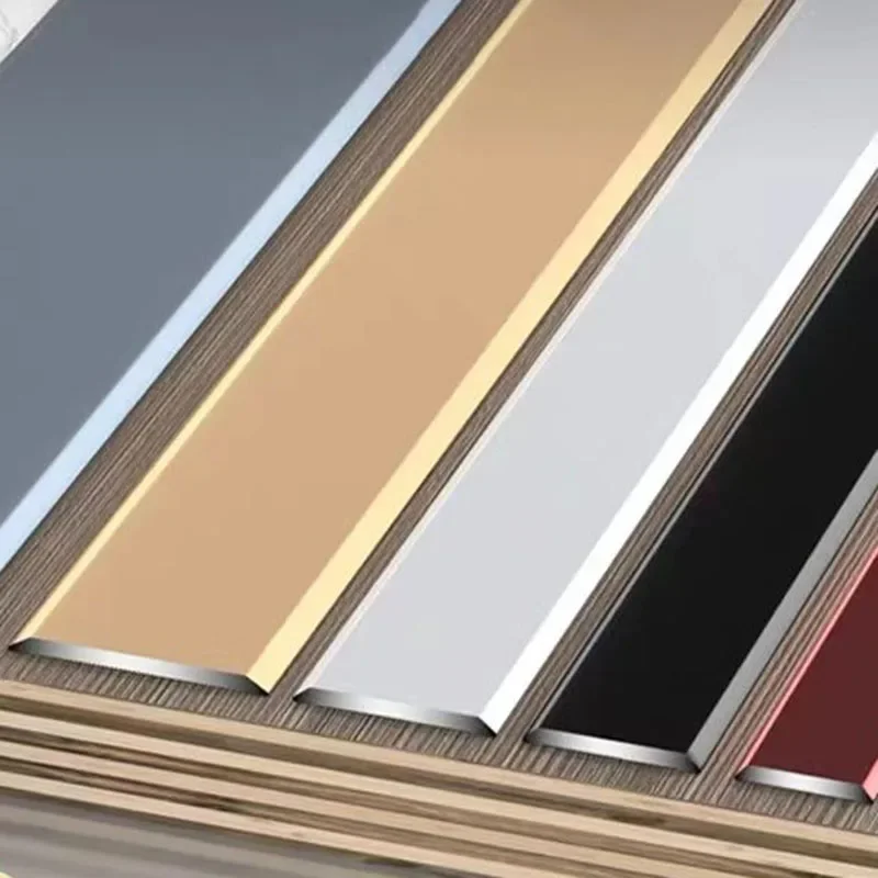 Aluminum alloy edge pressing strip One line threshold floor decorative line aluminum alloy DIY materials