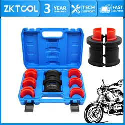 Universal motorcycle bicycle adjustable front fork oil seal drive tool set Front fork oil seal installation drive removal