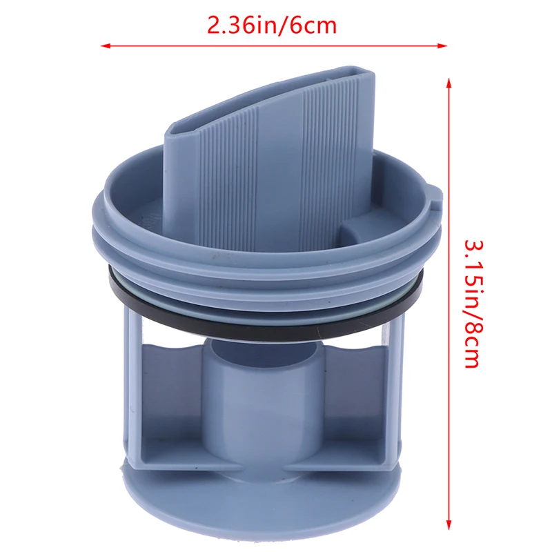 1Pc Drainage Pump Drain Outlet Seal Plug Filter Drain Pump Filter for Bosch Siemens Drum Washing Machine Accessories