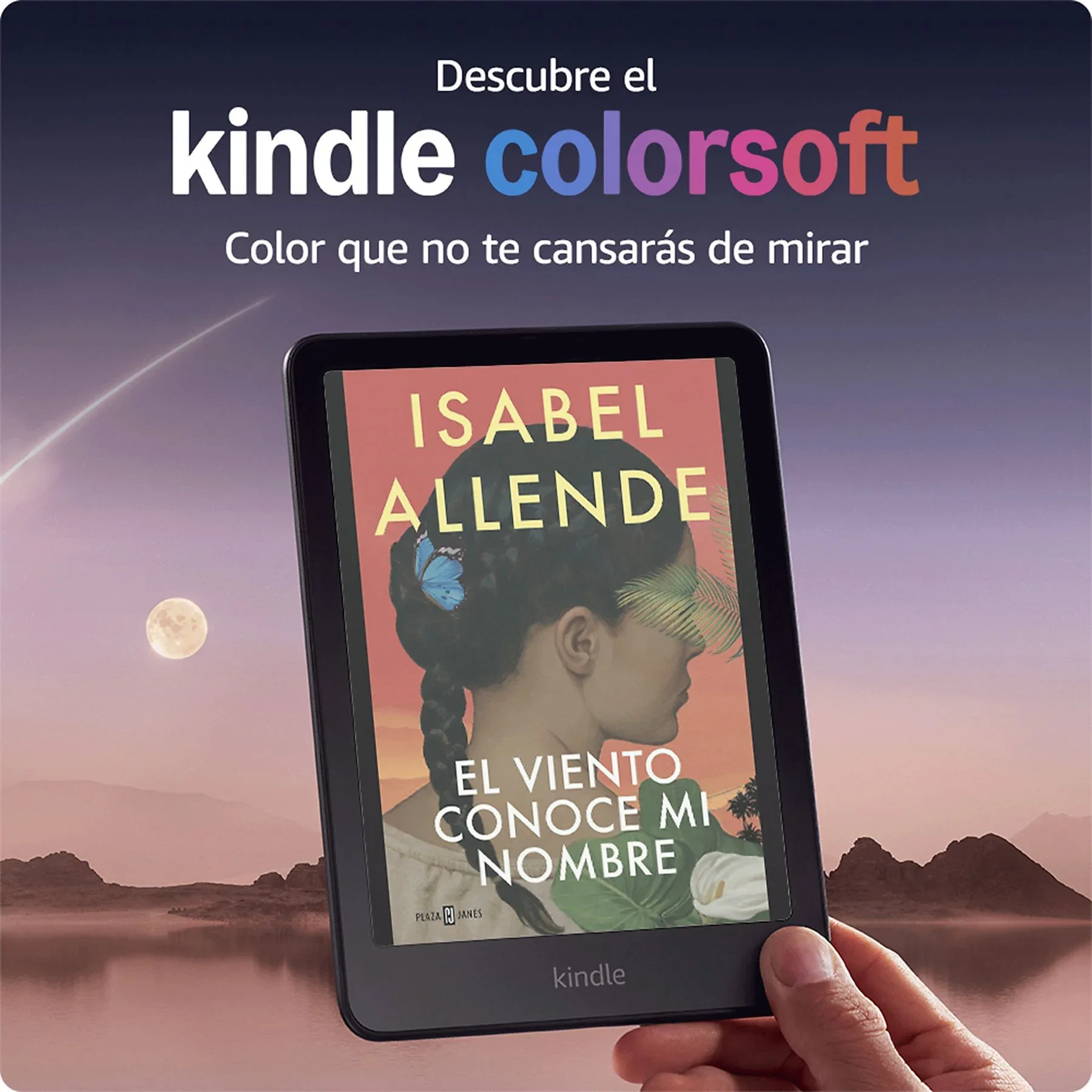 Amazon kindle colorsoft signature edition, 7", 32gb, 300 dpi, ebook, color screen, self-regulating front light, wireless charging, metallic black