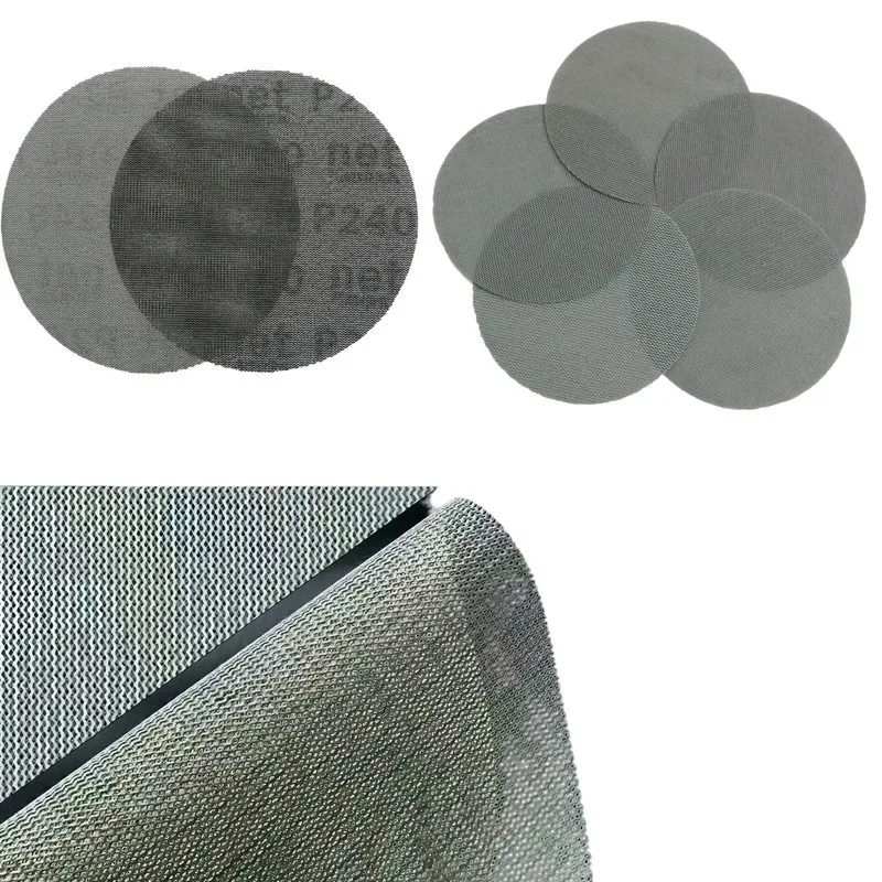 

24pcs 5" 240G mesh sandpaper, for auto paint high-gloss restoration