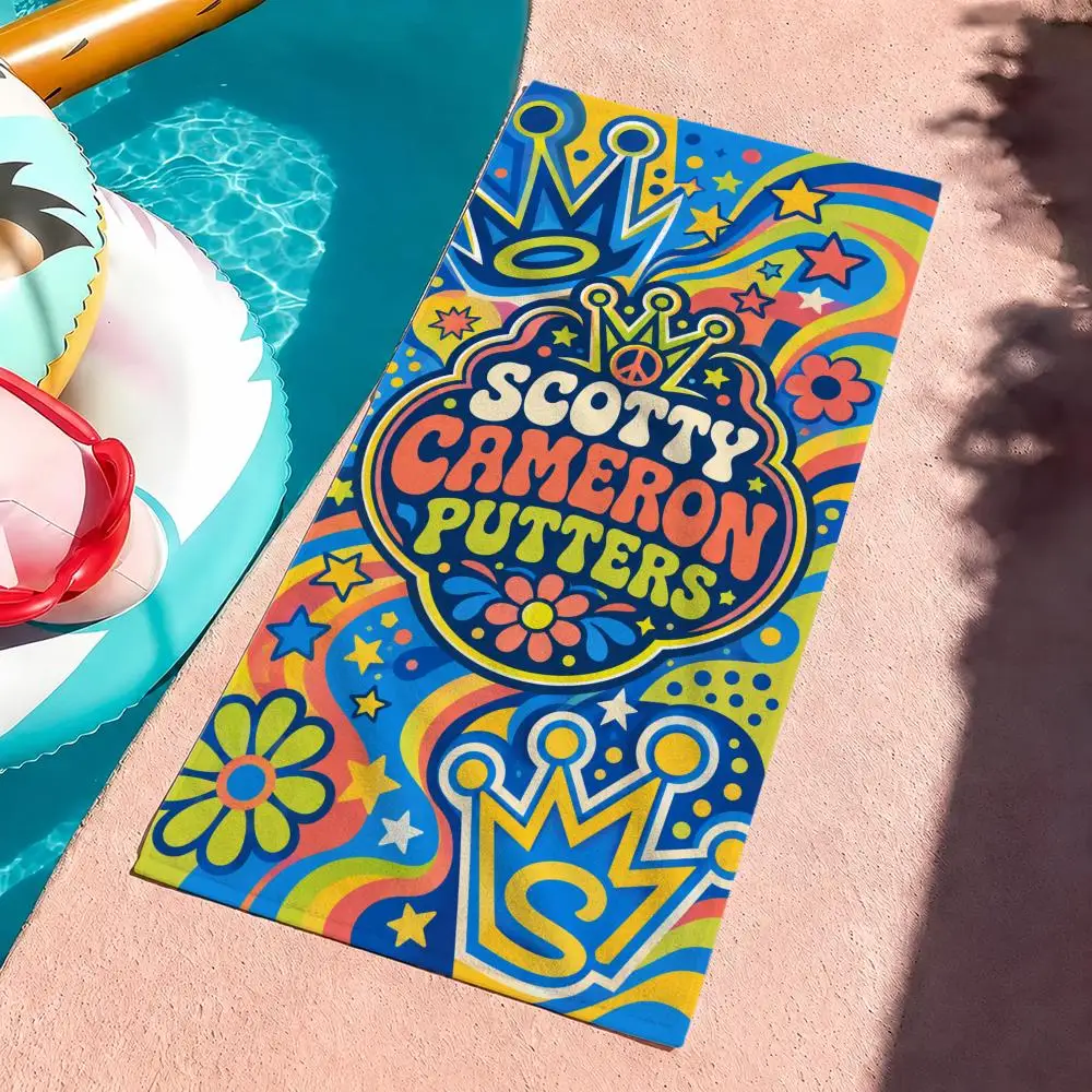 Marke Scotty Cameron Towel Mikrofaser-Strandtuch, schnell trocknend, sandfrei, ultrafeine Fasern, superweich. – Detail 11