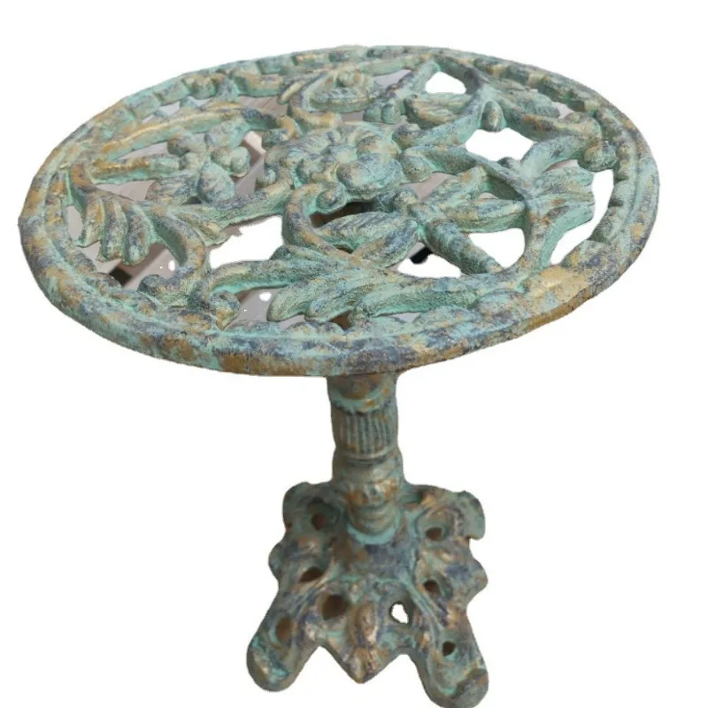 

Cast iron high flower tray, garden cast iron flower pot bracket flower stool, dessert rack