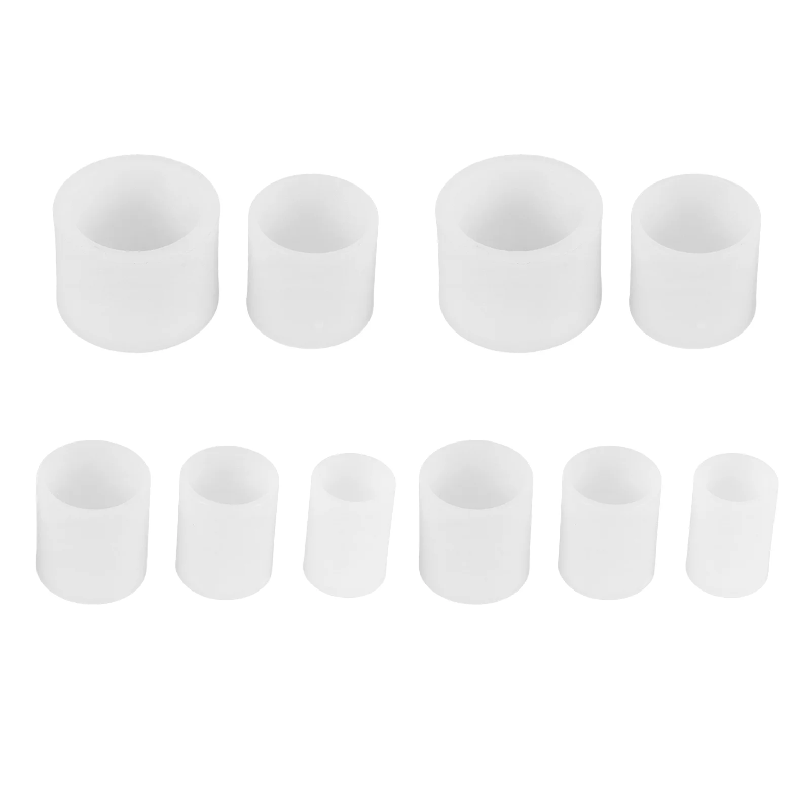 2 Sets Grinding Wheel Reducer Ring Washer Bender Adapters Sanding Reducing Bushing Bench Grinder Attachments Plastic