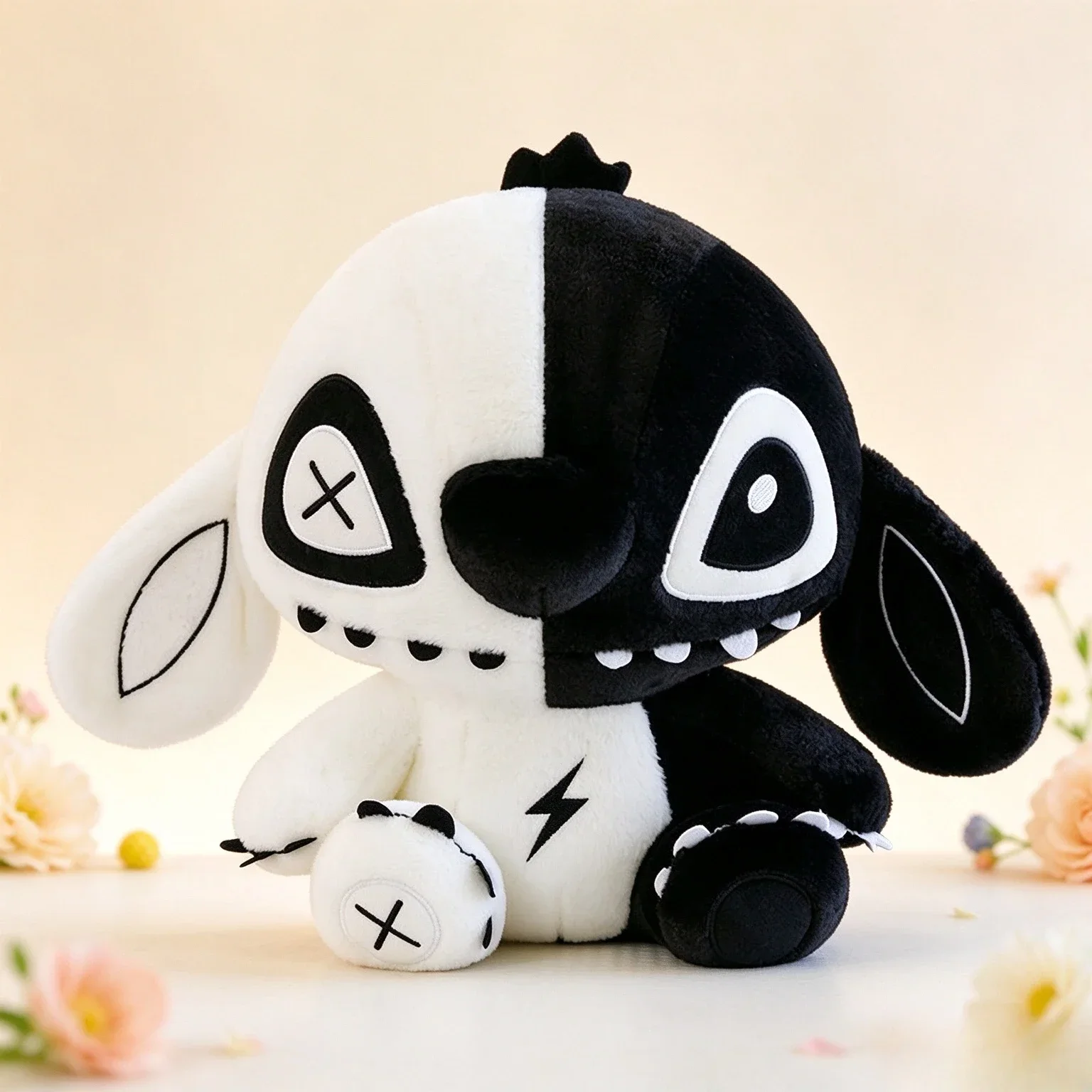 24Cm dark cute elf stitch doll plush toy rag doll birthday gift children halloween christmas