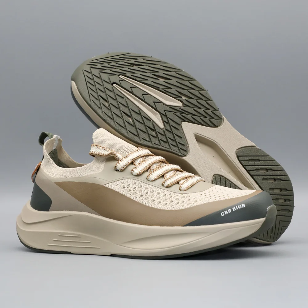 

Men's Outdoor Sports Casual Shoes Slip-On Spring Summer Breathable Comfortable Thick Bottom Anti-Slip Lightweight Men's Sneakers