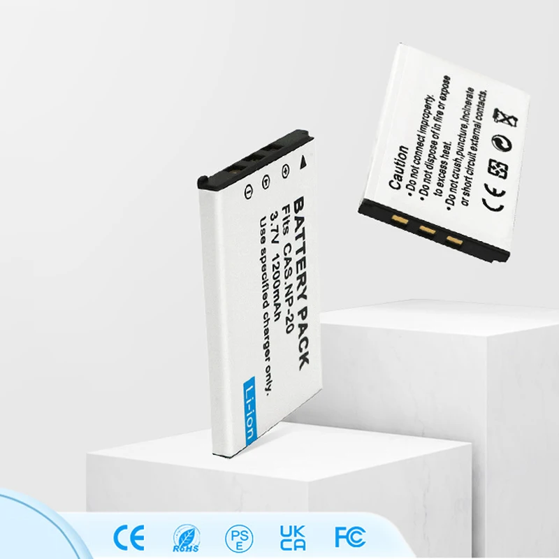 Akumulator NP-20 1200mAh do kamery Casio EX-Z7 Z11 Z60 Z65 Z75 Z77 M1 M2 M20 S3 S20 S100 S500 S880 — zdjęcie produktu 5