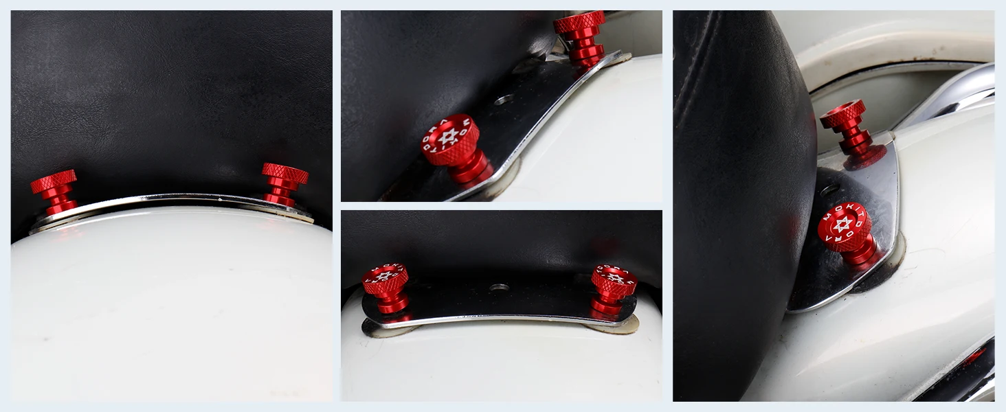 Großhandel Solo-Sitzmuttern, Heckfender-Schrauben, Befestigungsschrauben mit 1/4"-20 Gewinde für Harley Softail Touring ab 1997 – Detail 6