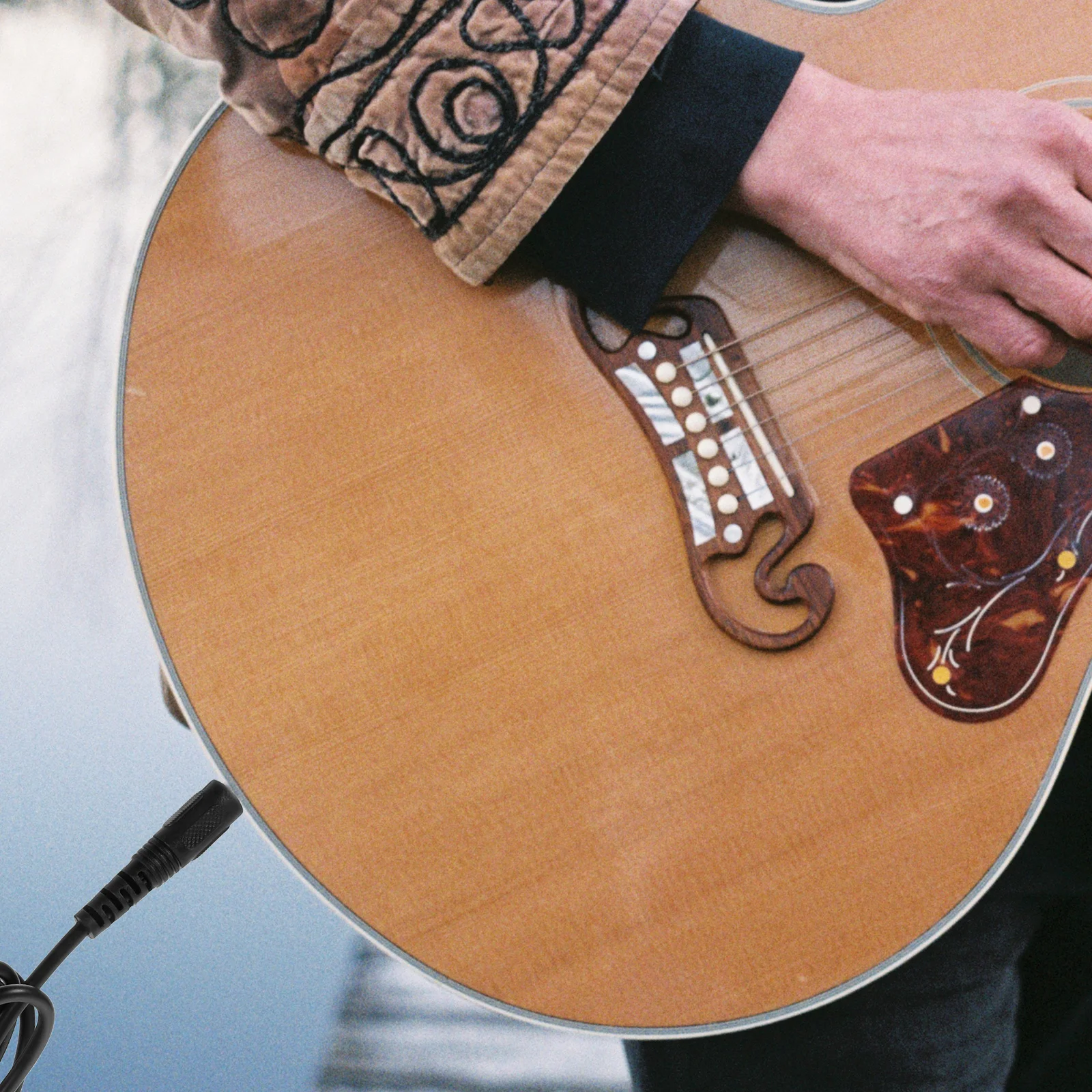 

8pcs 6.35Mm Guitar Professional Instrument Cables For Electric Guitar Bass Amp Audio Connection Rubber Copper Core Patch Cables