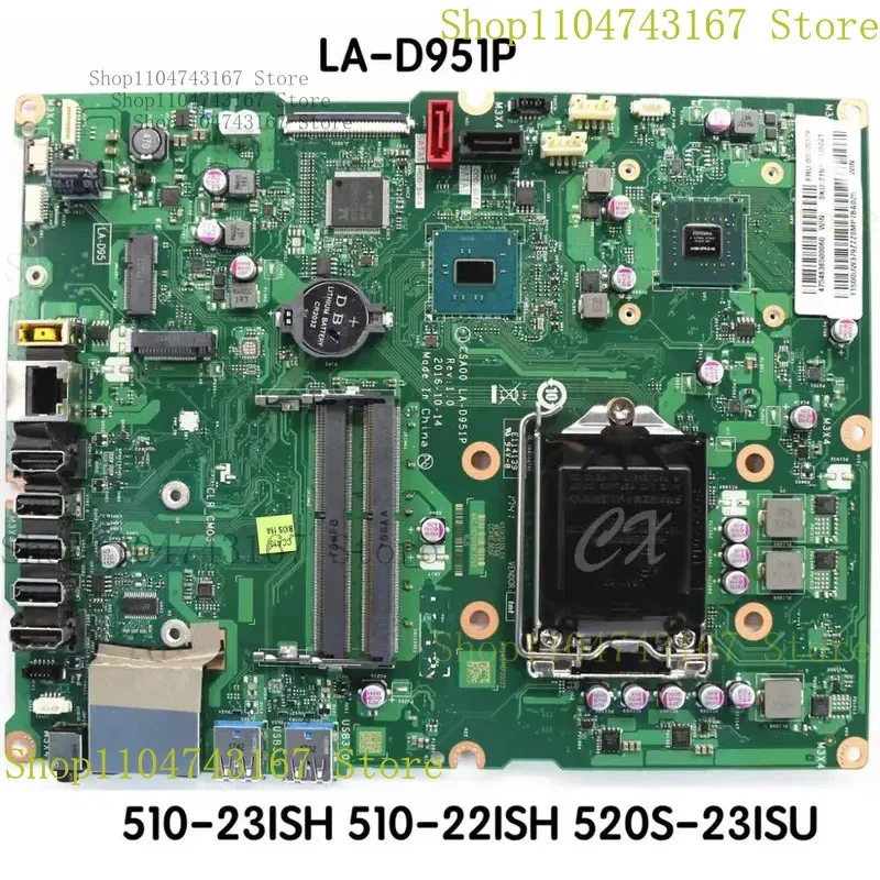 

For Lenovo 510-23ISH 510-22ISH 520s-23ISU Motherboard DSA00 LA-D951P Mainboard 100% Tested Fully Work