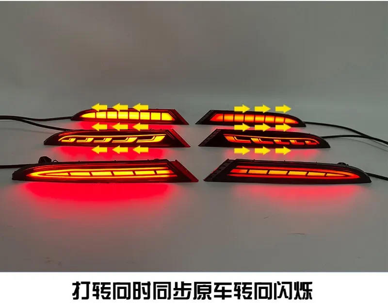 Car Rear Bumper Light Reflector For BYD Yuan PLUS ATTO 3 2022-2024 Fog Light Modified LED Dynamic Turn Signal Brake Pilot Lamp detail image 20