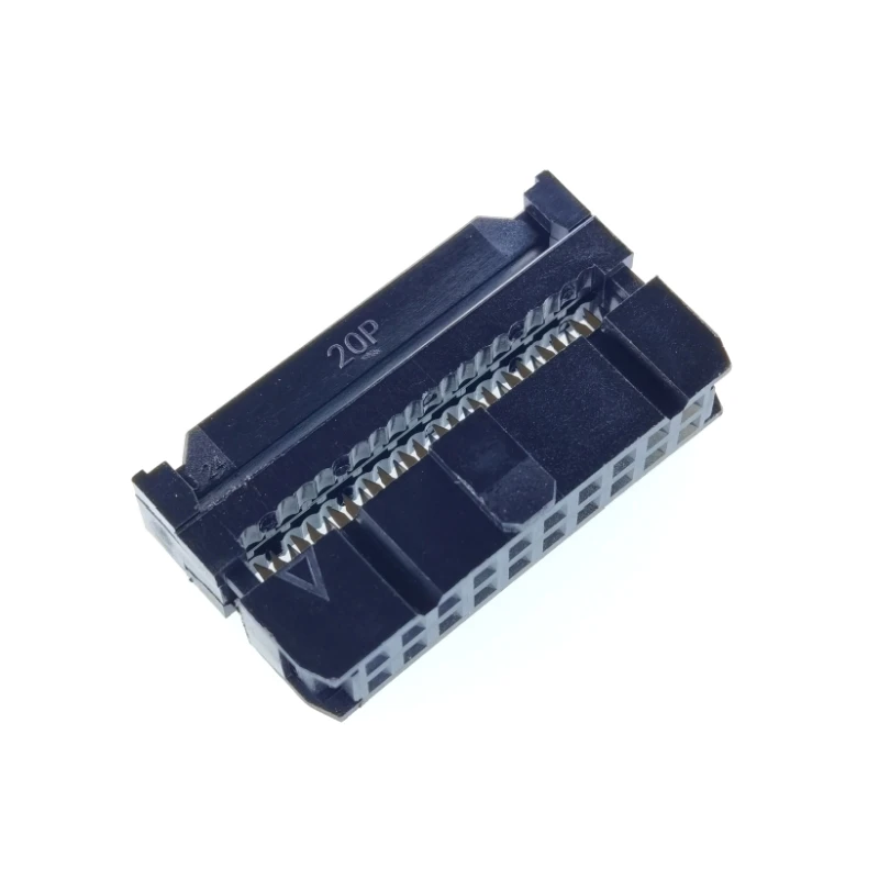 10PCS FC-6/8/10/12/14/16/18/20/30/40/50 Pins Female Header IDC Socket Connector 2.54MM Pitch FOR 1.27MM Ribbon Cable Connector