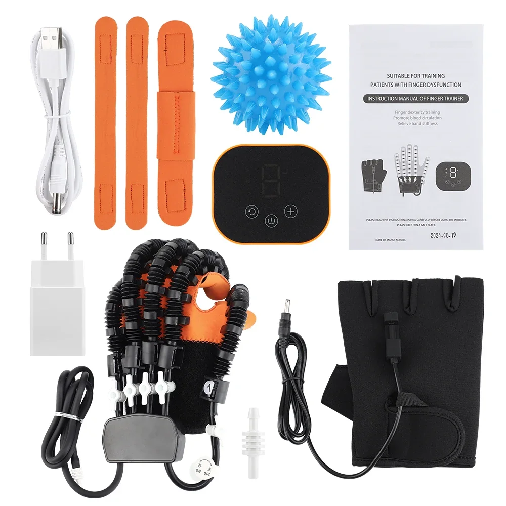 

Rehabilitation Robot Glove Hand Exerciser Finger Training Gloves Stroke Hemiplegia Devices Hand Rehabilitation Trainer Rehab