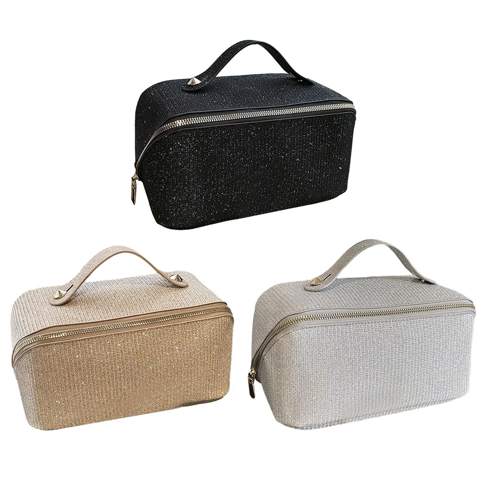 

Makeup Bag Cosmetic Pouch Portable Travel Essentials Make up Organizer Travel Cosmetic Bags for Toiletries Business Trip Gym