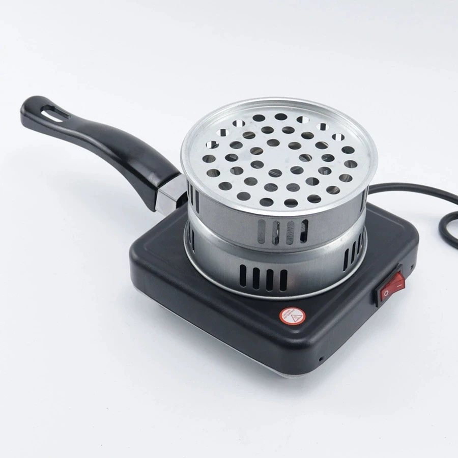 Portable Electric Hookah Charcoal Burner Fast Heating Shisha Coal Stove with Handle Home/Bar Use Hookah Accessories