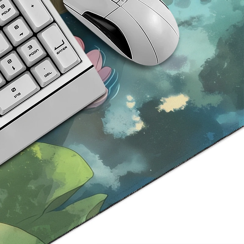 Mouse Pad Flower Sea Hamster Gaming XL HD Home Large Computer Mousepad XXL keyboard pad Non-Slip Soft Office Natural Rubber