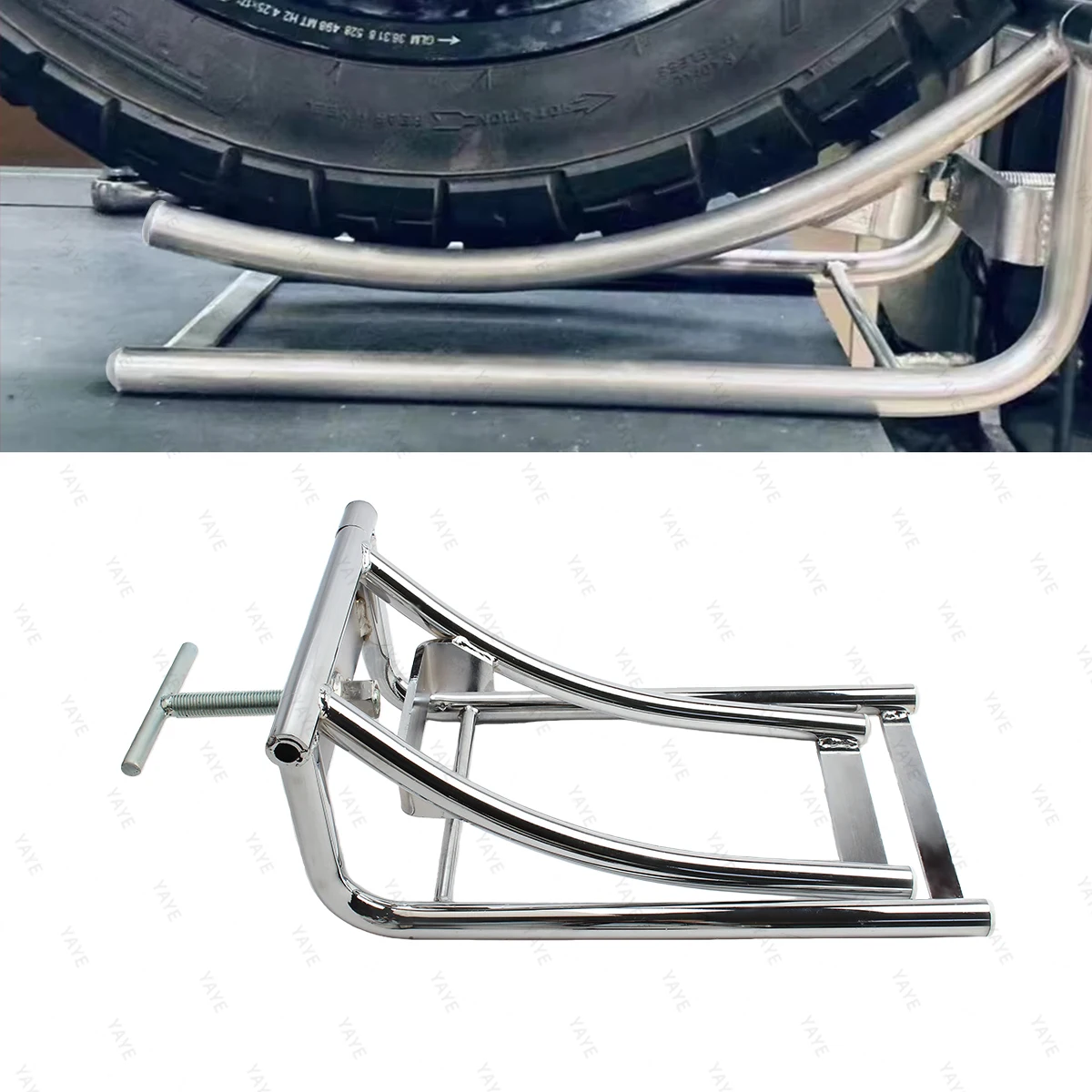 

Мотоциклетный шиномонтажный станок, ручной, винтового типа, инструмент для монтажа и демонтажа шин