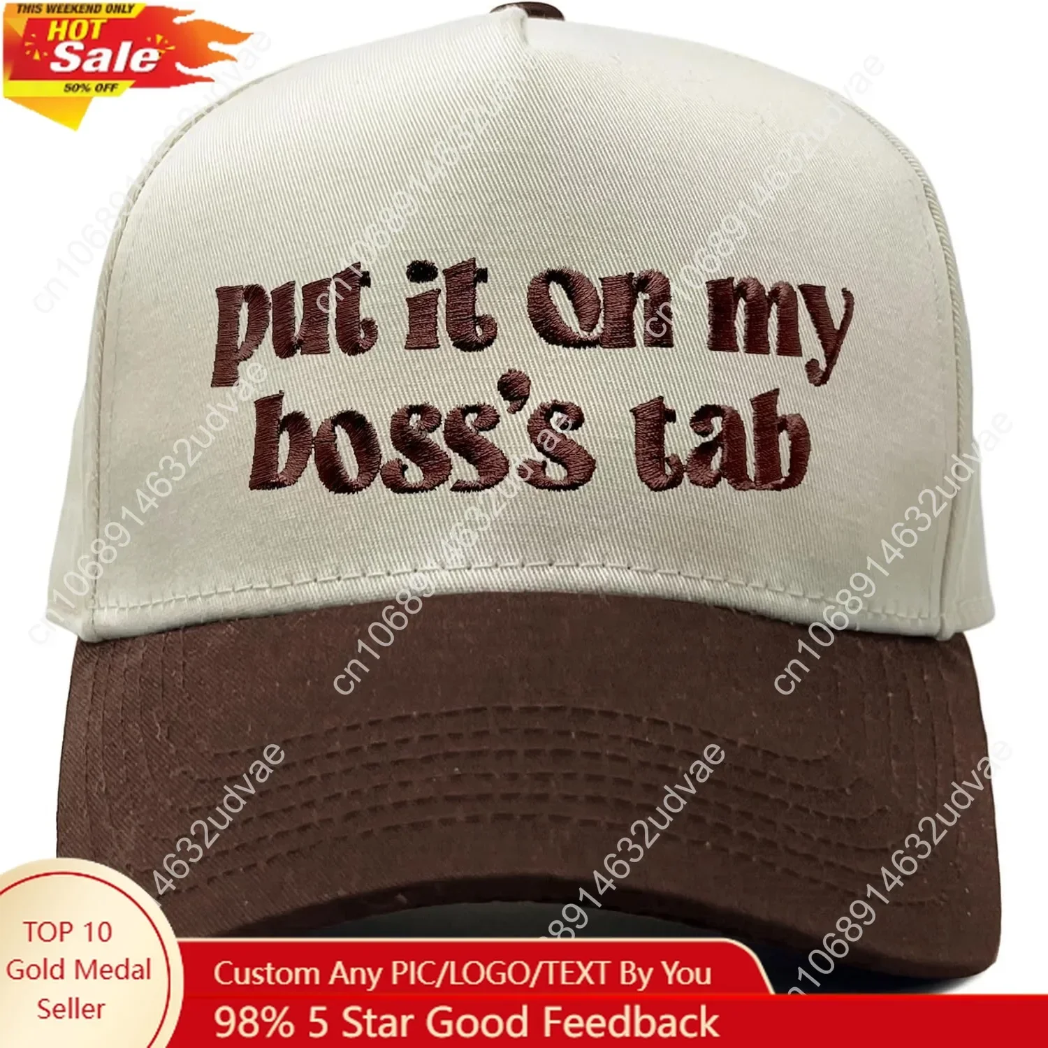 

Funky Junque Canvas Snapback Trucker Hat - Father's Day, Funny Mom Hat, Baseball Cap for Mom & Dad