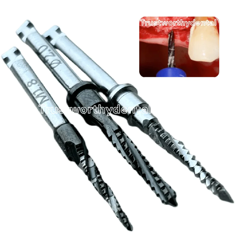 Dental Cross Cutter Drill 1mplant Pioneer Bone Side Cut Blade Fit Lindemann φ2.3/φ2.0/φ1.8