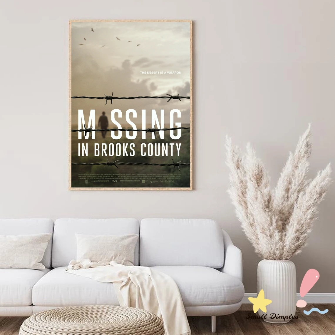 Póster de película del condado de Missing In Brooks, lienzo impreso, decoración del hogar, pintura de pared (sin marco)